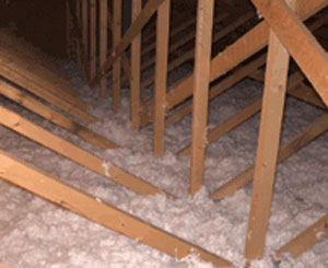 Combles : la ouate de cellulose