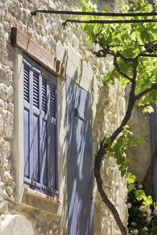 L'Ademe recommande d'avoir recours à la végétation extérieure pour un usage optimal des ouvertures de la maison. Arbuste à feuilles caduques, treille de vigne, glycine, il s'agit d'ombrager la façade en été tout en faisant le plein d'ensoleillement en période hivernale