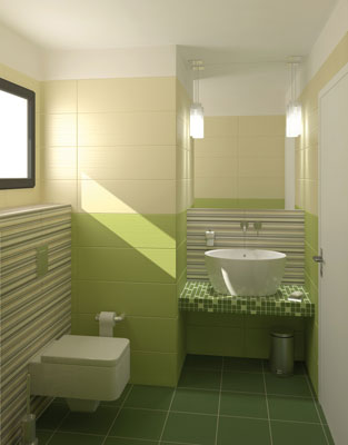 Comme dans les pièces d’eau, le carrelage est très présent dans les toilettes. Il présente de nombreux avantages en termes d’hygiène et d’entretien et se prête comme les autres revêtements à de multiples fantaisies. 